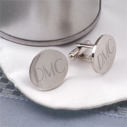 engraved cuff links